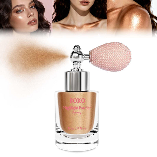 Boko front packaging Late Autumn showing compact glitter bottle and shade