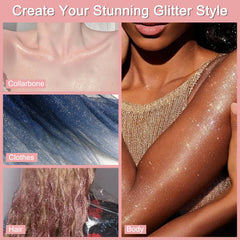Boko hair highlight application showing brand adding instant stage-worthy sparkle