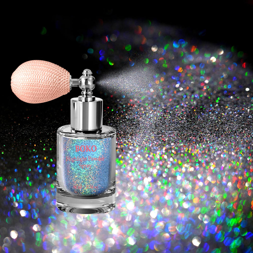 Boko front packaging shows holographic silver bottle, clear labeling and travel-ready design