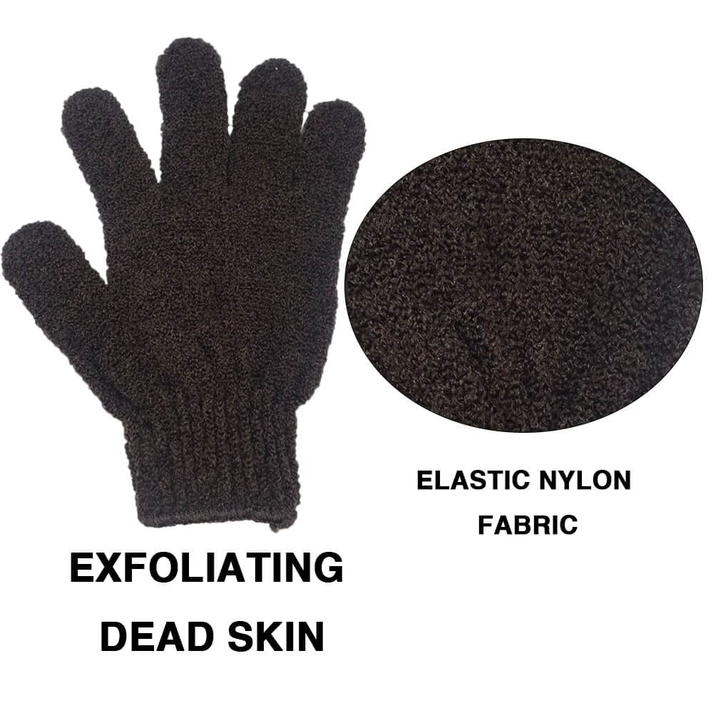 BOLITFU exfoliating glove detail smoothing skin for longer-lasting tan