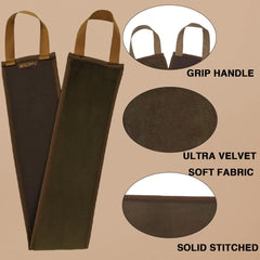 BOLITFU self tanner brush with bamboo handle for precise facial tanning