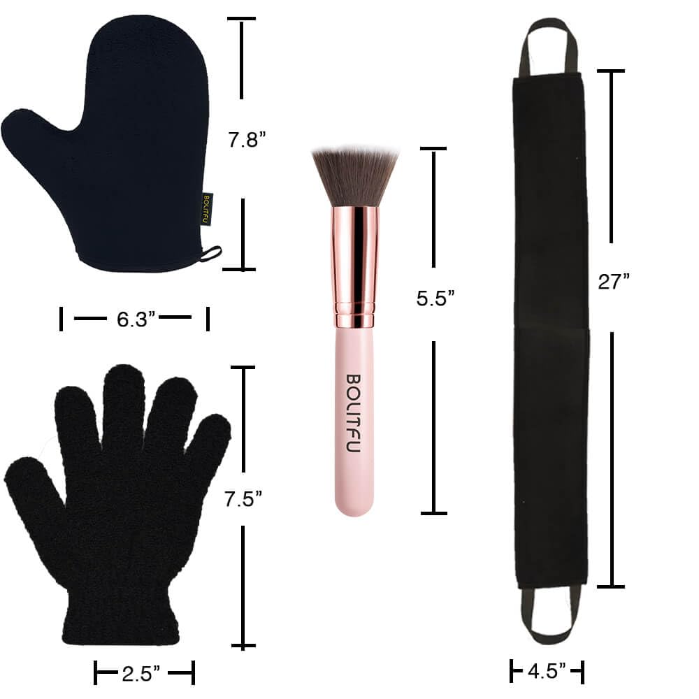 BOLITFU flat-top face brush bristles for precise facial blending