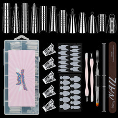 BOMOQING kit front view showing all included dual forms and tools for fast setup