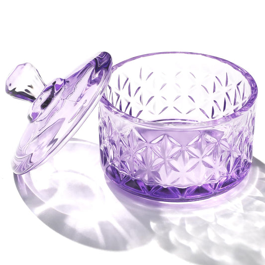 BOMOQING front view glass dappen dish shows stable base and neat finish