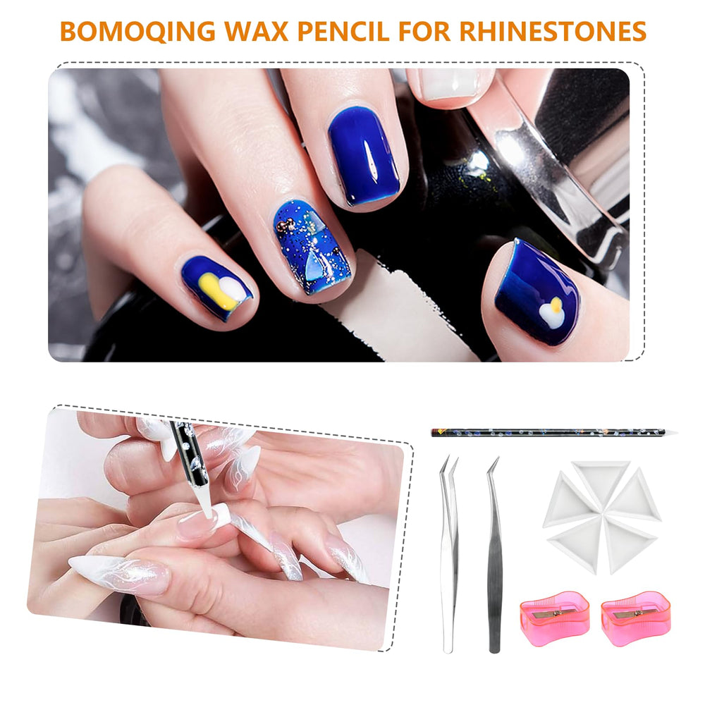 BOMOQING tweezer and pencil sharpener detail for fine adjustments and tip maintenance