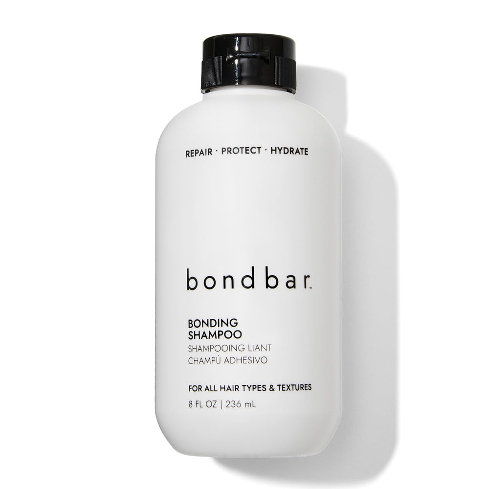 Bondbar front packaging shows repair benefits and 8 fl oz size