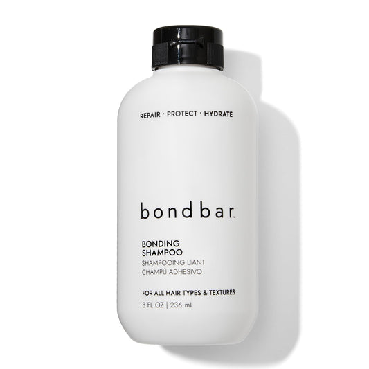 Bondbar front packaging shows repair benefits and 8 fl oz size