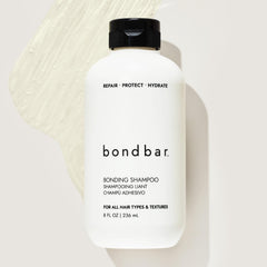 Bondbar in-shower use rinsing to show gentle, effective cleansing