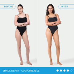 Bondi Sands being applied to arm demonstrating streak-free blending