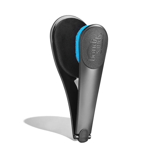 Bondi Sands front view of applicator showing handle and pad, ensures even coverage