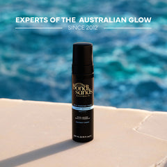 Bondi Sands leg before and after application showing even, buildable bronze
