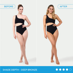 Bondi Sands foam texture on skin highlighting quick absorption benefit