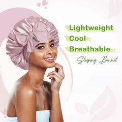 BONNET QUEEN close-up of wide stretchy band texture demonstrating comfortable grip