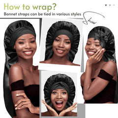 BONNET QUEEN full length bonnet laid flat showing roomy size