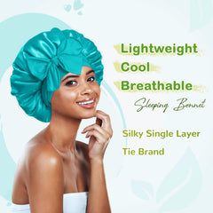 BONNET QUEEN wide band closeup showing stretch band that prevents slippage