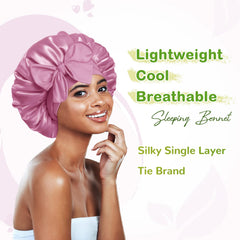 BONNET QUEEN wide band close-up showing stretchy band that prevents slipping