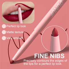 BONNIE CHOICE filled lips with mauve and maroon showing depth and wearable finish