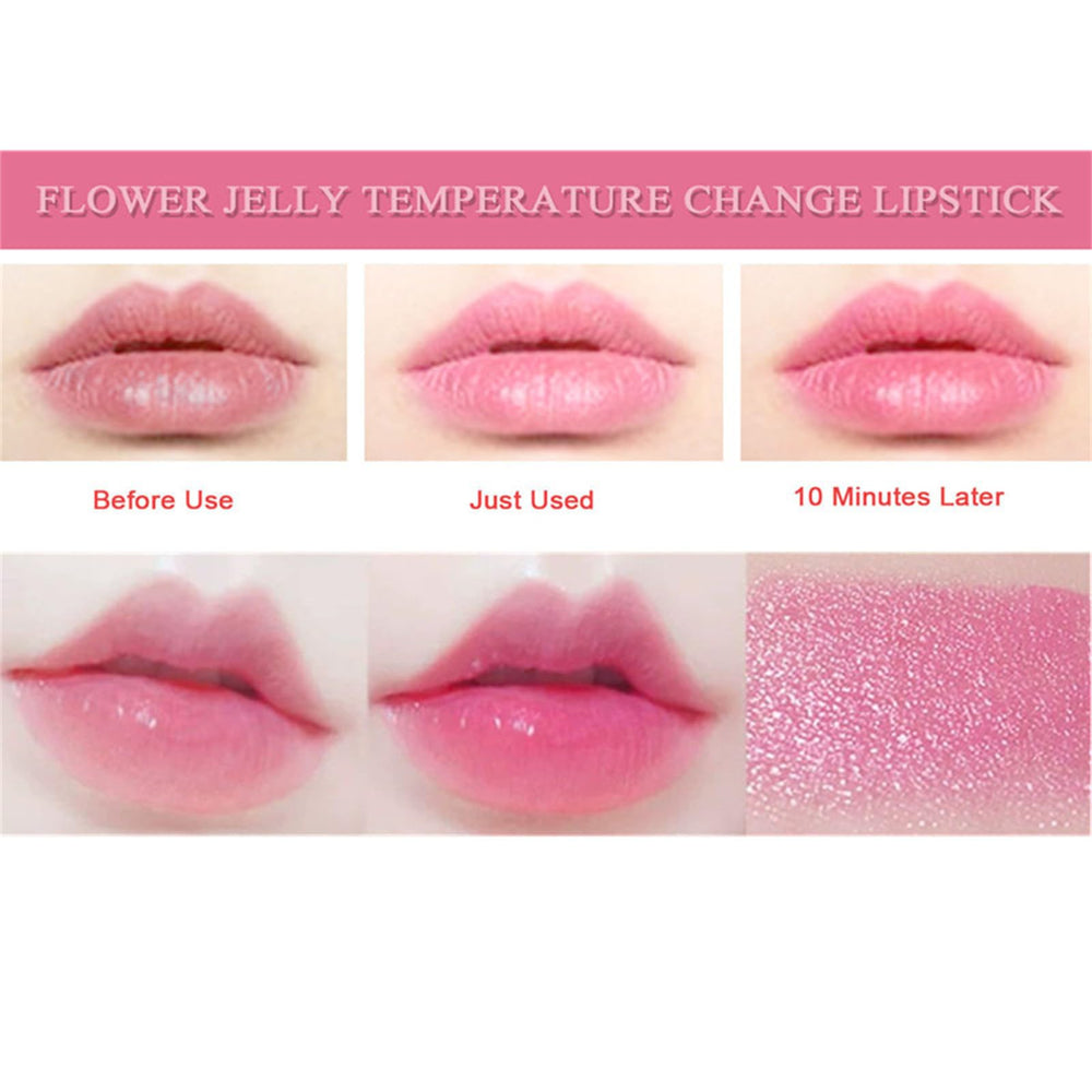 BONNIE CHOICE preserved flower core detail inside lipstick showing decorative floral element and charm