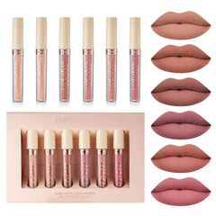 BONNIE CHOICE front packaging showing six nude matte tubes, gift-ready benefit