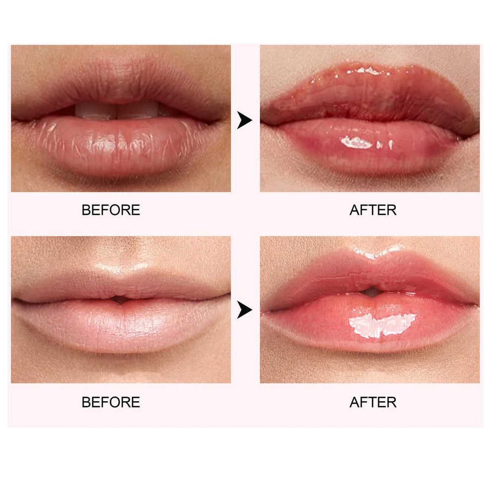 BONNIE CHOICE on model lifestyle image showing instant fuller-looking lips benefit