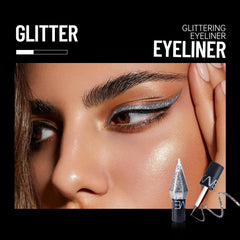 BONNIE CHOICE glitter texture macro highlighting metallic particles for sparkle
