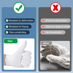 BONXAXK gloves handling jewelry, protects items and hands from oils