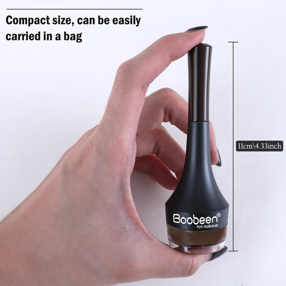 Boobeen pot next to coin size comparison for travel-friendly benefit