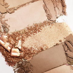 Boobeen texture swatch on arm showing creamy powder pigmentation and easy blending