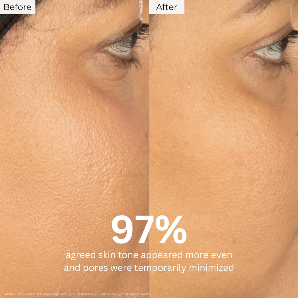 Close-up of Borghese mud texture highlighting mineral-rich bentonite clay