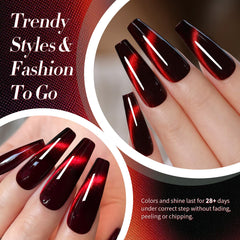 Born Pretty application brush stroke demonstrating smooth even coverage