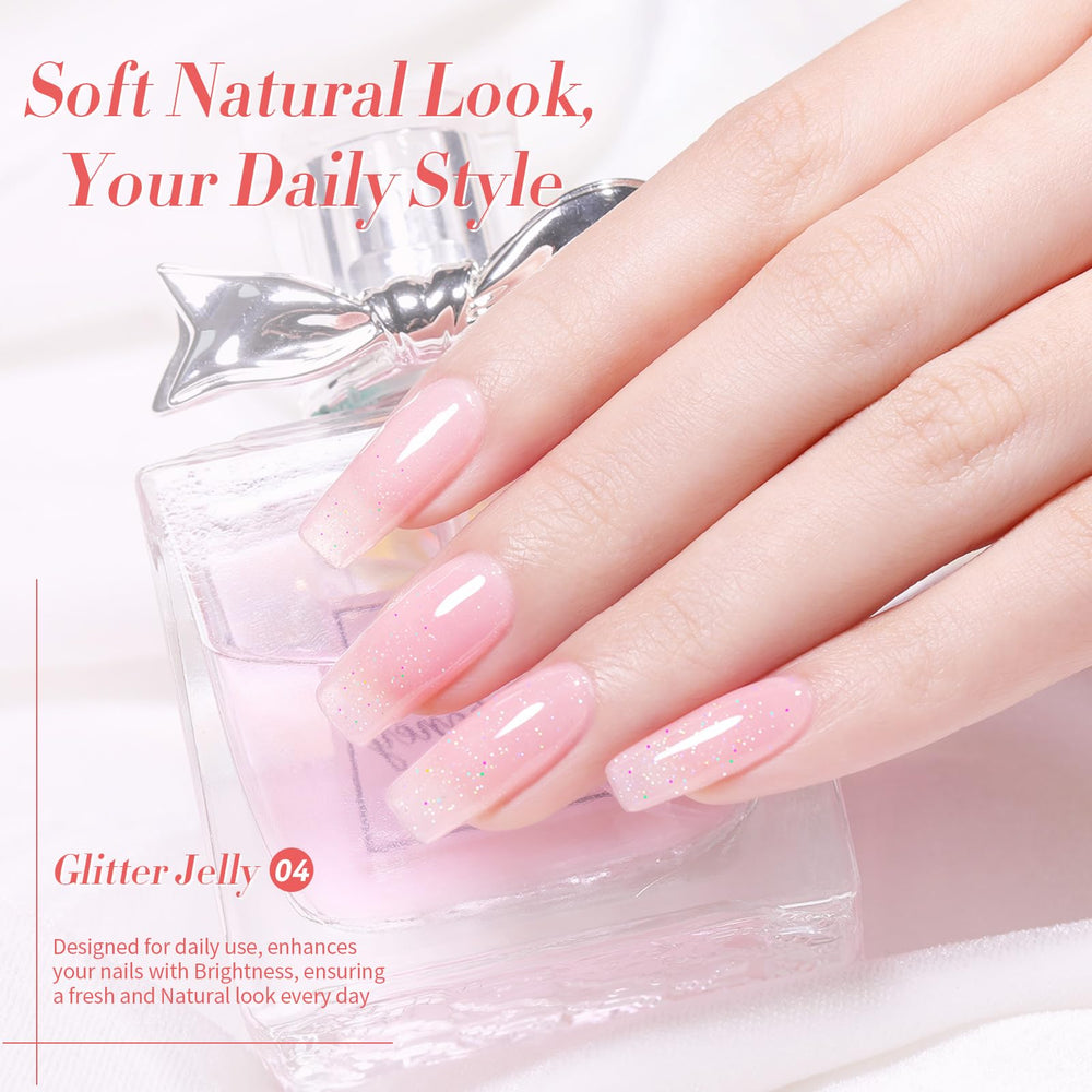 BORN PRETTY gel applied on nails in lifestyle scene showing salon-quality finish benefit