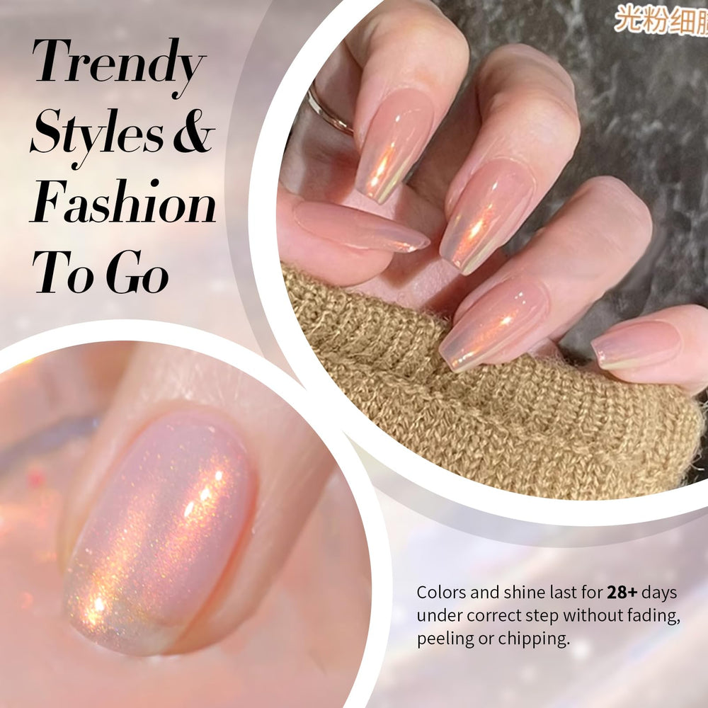 Born Pretty glossy cured nails highlighting long-lasting high-gloss benefit