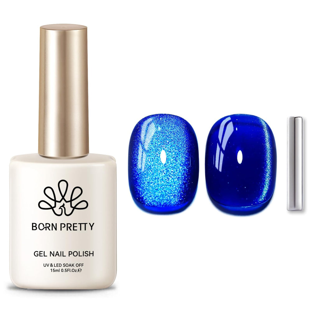 BORN PRETTY front bottle showing 15ml gel polish and shimmer benefit