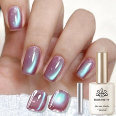 Born Pretty bottle front showing hyacinth purple color and easy application benefit