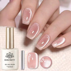 Born Pretty bottle front showing brand and shimmering gel finish benefit