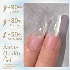 Born Pretty bottle beside ruler showing 15ml scale and convenient travel-friendly size