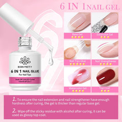 Born Pretty brush applicator detail for precise, mess-free application