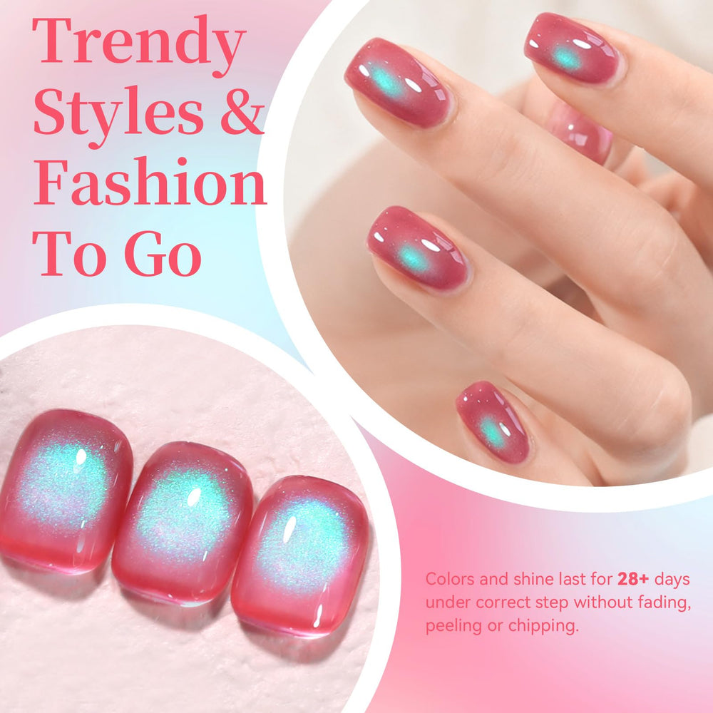 Born Pretty brush stroke swatch displaying holographic glitter and layering benefit