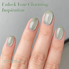 Born Pretty cat-eye magnet above nail demonstrating quick stripe formation benefit