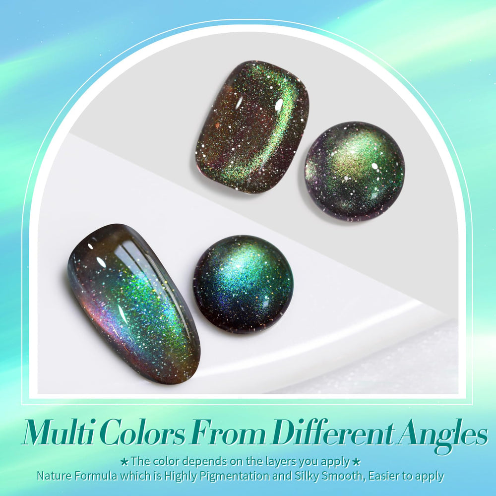 Born Pretty close-up of polish texture highlighting metallic shimmer and smooth finish