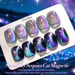 BORN PRETTY brush stroke close-up showing holographic glitter and smooth application