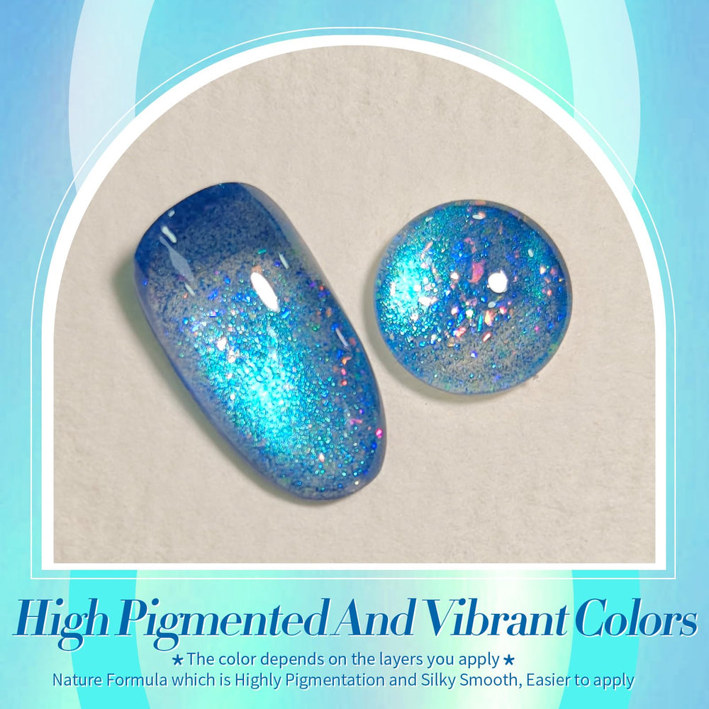 Born Pretty close-up brush stroke showing smooth application and rich pigmentation benefit