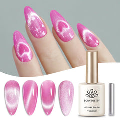 Born Pretty close-up of visible magnetic cat-eye effect showing depth and shimmer