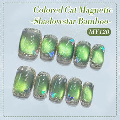 Born Pretty close-up of magnetic cat-eye stripe creating depth and shimmer