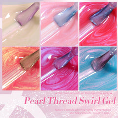 Born Pretty cured nail swatches showing durable glossy mermaid finish