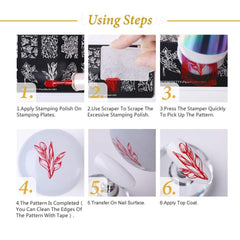 Born Pretty finished nail looks displaying mixed designs for salon-quality results