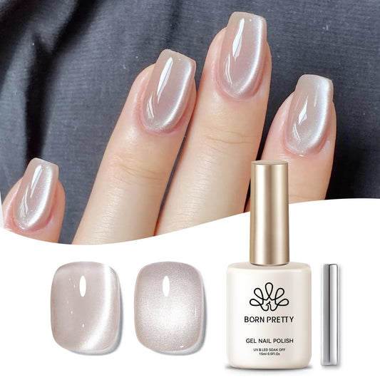 Born Pretty bottle front view showing Nude Moonlight and 15ml volume benefit