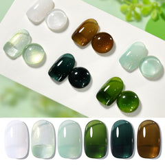 Born Pretty front packaging showing six gel polish bottles and set benefits