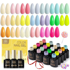 Born Pretty front packaging showing full 23-piece kit and colorful bottles