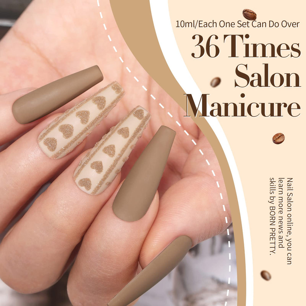 Born Pretty gel on hand lifestyle shot showing polished look and flattering tones